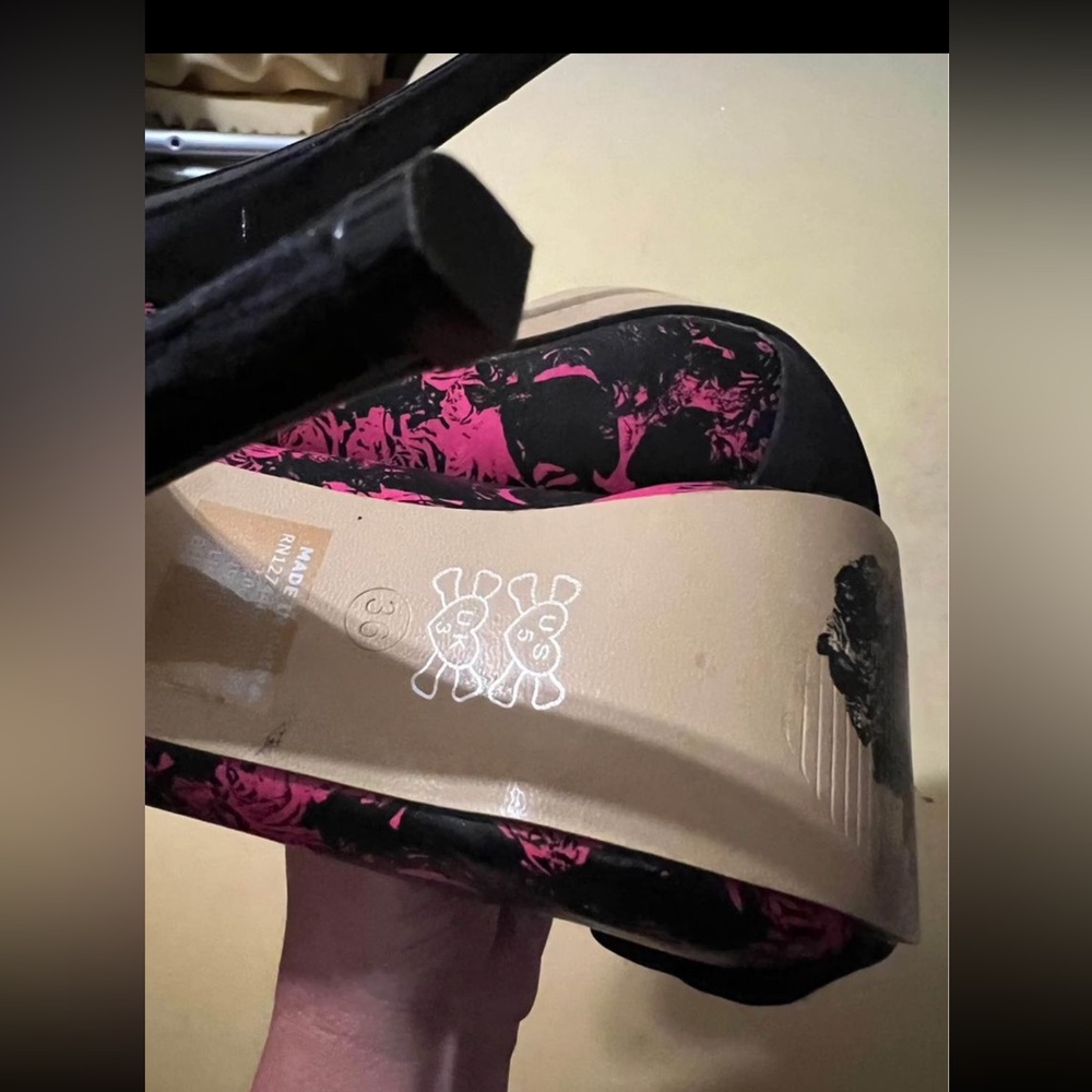 Iron fist platform heels